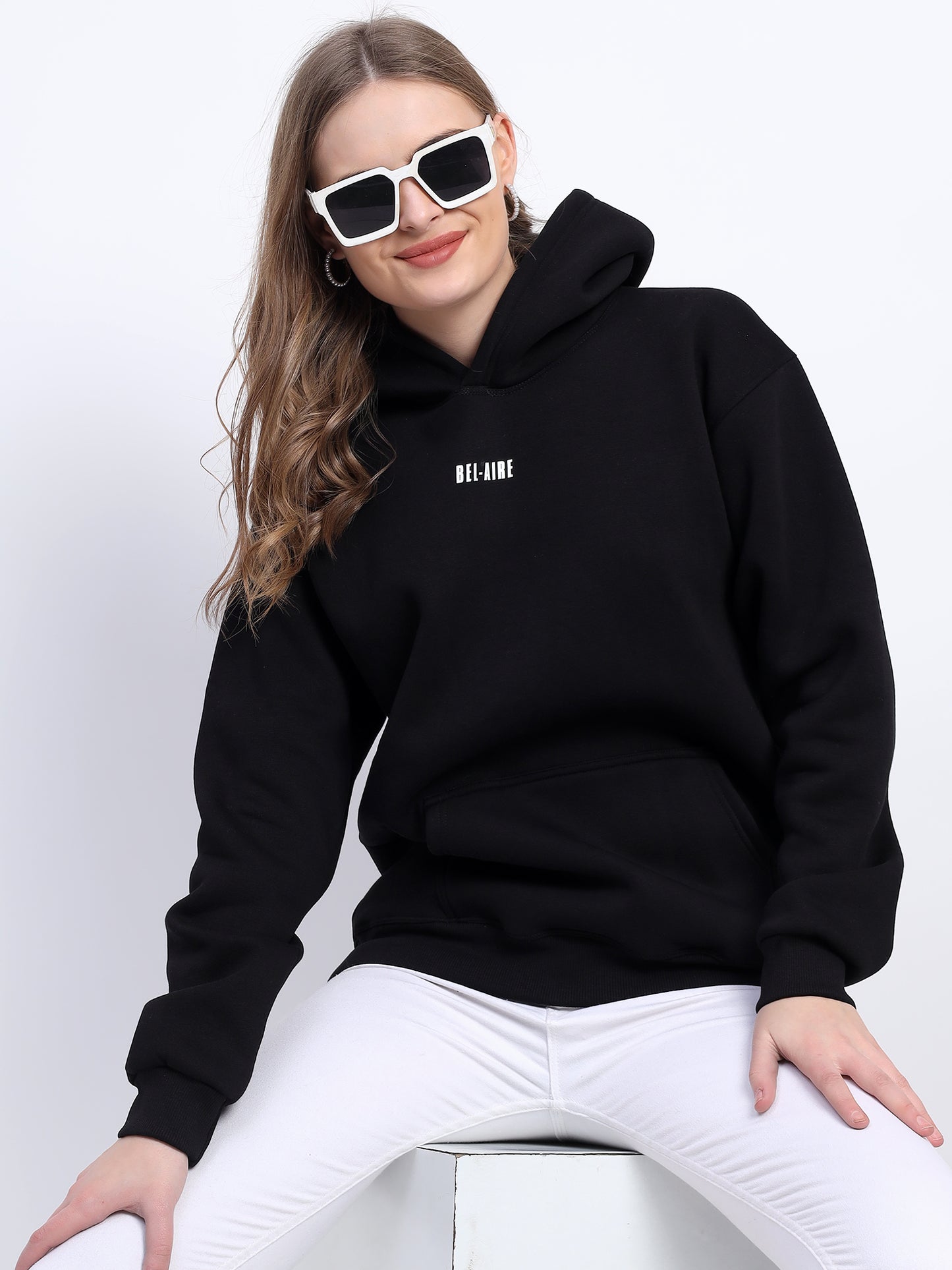 Unisex Sweatshirt Solid Black