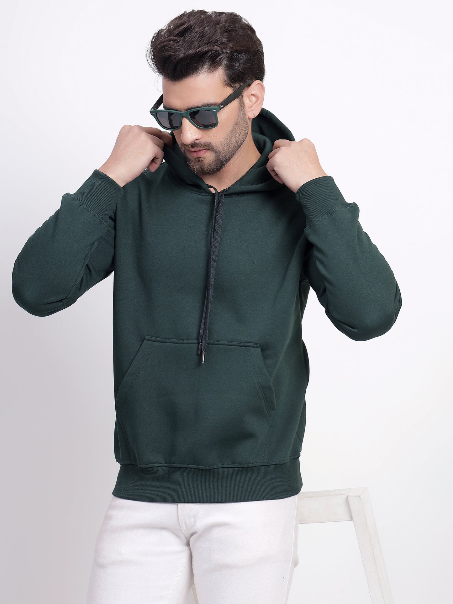 Premium Bottle Green Hoodie