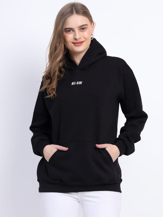 Unisex Sweatshirt Solid Black